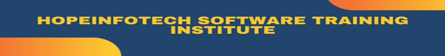 HOPEINFOTECH Software Training Institute
